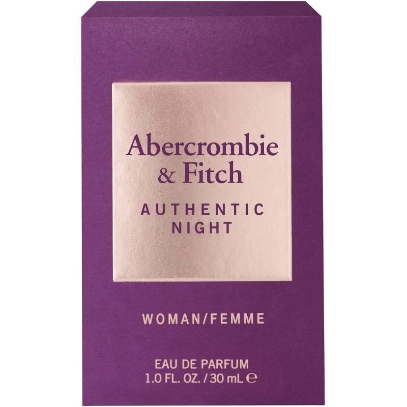 Abercrombie & Fitch Authentic Night For Her EDP 30 Ml 4 Abercrombie & Fitch Authentic Night For Her EDP 30 Ml - Billede 2