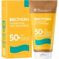 Biotherm Waterlover Face Sunscreen SPF 50+ - 50 Ml -Clarins Beauty Butik biotherm waterlover face sunscreen spf 50 50 ml 1646138044
