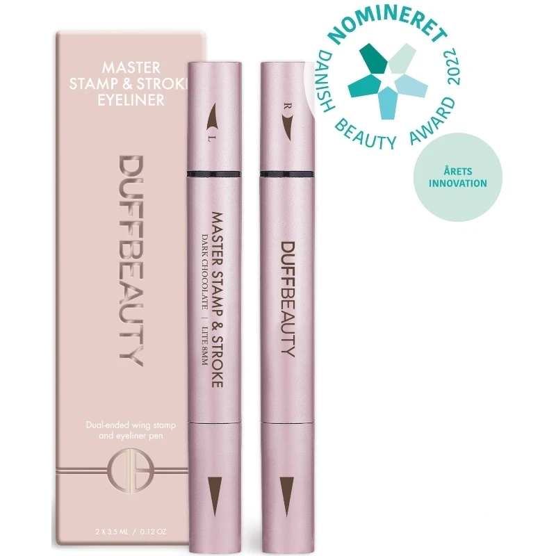DUFFBEAUTY Master Stamp & Stroke Eyeliner Dark Chocolate - Grand 12mm 3 DUFFBEAUTY Master Stamp & Stroke Eyeliner Dark Chocolate - Grand 12mm