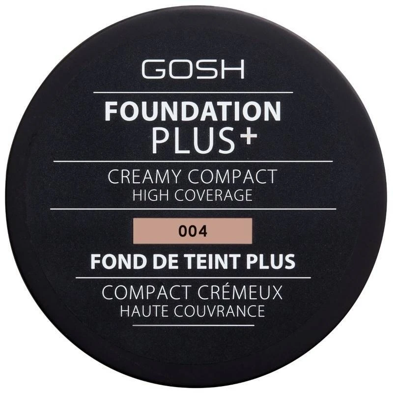 GOSH Foundation Plus+ Creamy Compact 9 Gr. - 004 Natural 6 GOSH Foundation Plus+ Creamy Compact 9 Gr. - 004 Natural - Billede 4