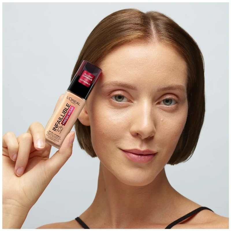 L’Oréal Paris L'Oréal Paris Cosmetics Infaillible Fresh Wear 32H Liquid Foundation 30 Ml - 15 Porcelain 9 L’Oréal Paris L'Oréal Paris Cosmetics Infaillible Fresh Wear 32H Liquid Foundation 30 Ml - 15 Porcelain - Billede 7